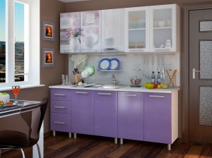 Кухонный гарнитур Акварель ЛЮКС 2000